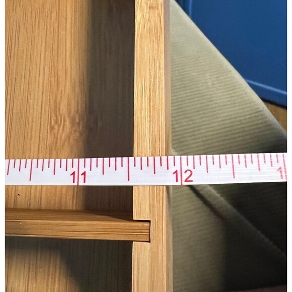 Bamboo Drawer Organizer Up to 11 Compartments - Set of 2 (Bx 6) - Picture 8 of 9